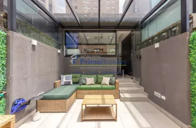 Apartamento ,43m2 , 1 dormitório, 1 vaga ,lazer e mobiliado.