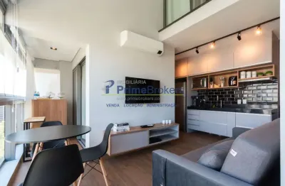 Apartamento duplex, 64m² - 2 dormitórios, 1 suíte, 1 vaga, mobiliado - pinheiros