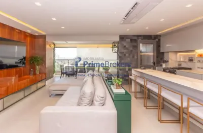 Apartamento, 103m² - 2 dormitórios, 2 suítes, 2 vagas, mobiliado - vila gumercindo