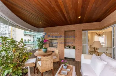 Apartamento, 243m² - 3 dormitórios, 3 suítes, 4 vagas, varanda gourmet - moema