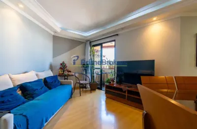 Apartamento, 72m² - 3 dormitórios, 1 suíte, 2 vagas, sacada e lazer completo - vila gumercindo