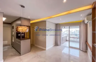 Apartamento, 71m² - 2 dormitórios, 1 suíte, 2 vagas, varanda gourmet - saúde