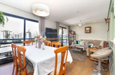 Apartamento, 110m² - 3 dormitórios, 1 suíte, 2 vagas, suíte com varanda e closet - brooklin