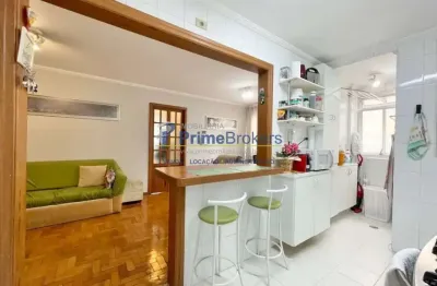 Apartamento, 65m² - 2 dormitórios, 1 vaga, cozinha americana - vila madalena