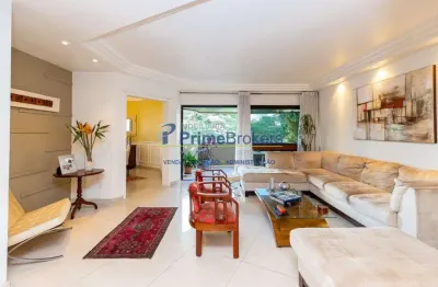 Apartamento, 200m² - 4 Dormitórios, 4 Suítes, 3 Vagas, Varanda com Vista - Moema