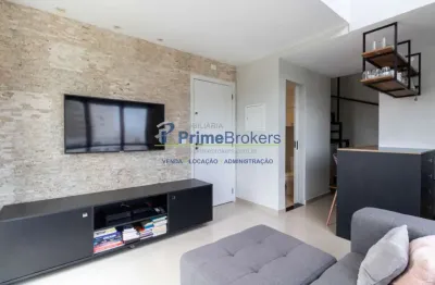 Apartamento Duplex, 49m² - 1 Dormitório, 1 Suíte, 1 Vaga, Sacada - Pinheiros