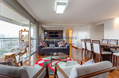 Apartamento, 131m² - 3 Dormitórios, 3 Suítes, 2 Vagas, Sacada - Brooklin