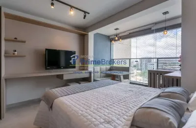 Studio, 25m² - 1 Ambiente, Mobiliado, Sacada - Vila Clementino