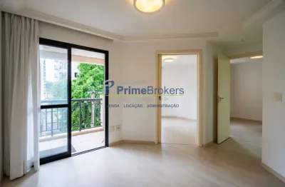 Apartamento 56m² - 2 Dormitórios, 1 Suíte, 1 Vaga, Sacada - Moema