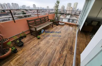 Cobertura com 2 quartos à venda na rua assungui, vila gumercindo, são paulo por r$ 1.749.000