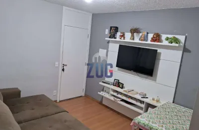 Apartamento à venda em campinas, loteamento parque das águas, com 2 quartos, com 44 m²