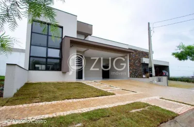 Casa à venda em paulínia, vila monte alegre, com 3 suítes, com 140 m², terras da estância