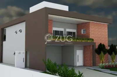 Sobrado à venda em campinas, loteamento parque dos alecrins, com 3 suítes, com 360 m²