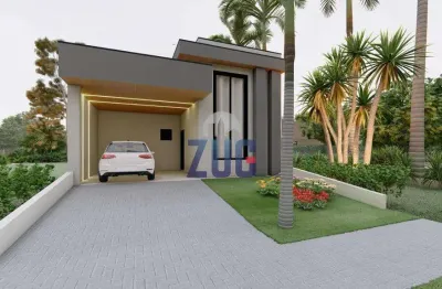 Casa à venda em paulínia, vila monte alegre, com 3 suítes, com 141.37 m², terras da estância