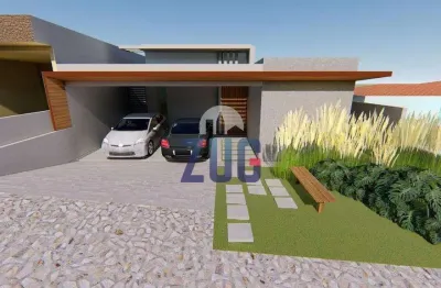 Casa à venda em valinhos, residencial são domingos, com 3 suítes, com 180 m²