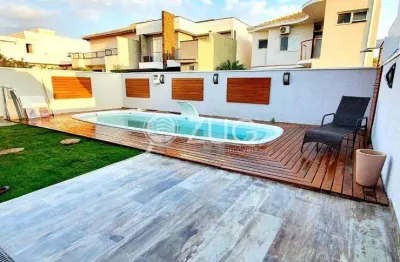 Sobrado à venda em paulínia, parque brasil 500, com 3 suítes, com 275 m², reserva real - home resort