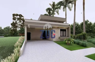 Casa à venda em paulínia, parque brasil 500, com 3 suítes, com 168.88 m², residencial club portinari