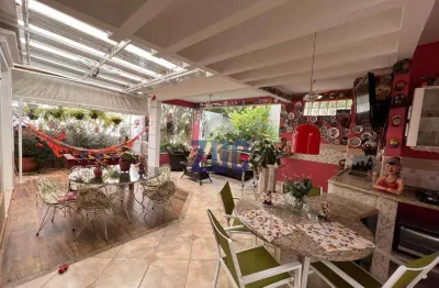 Sobrado à venda em valinhos, jardim alto da colina, com 4 suítes, com 368 m²