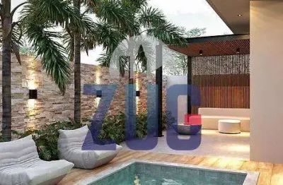 Casa à venda em paulínia, parque brasil 500, com 3 suítes, com 212.86 m², residencial santorini