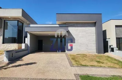 Casa à venda em paulínia, parque brasil 500, com 3 suítes, com 213.33 m², residencial santorini