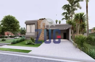 Casa à venda em paulínia, parque brasil 500, com 3 suítes, com 220.75 m², residencial santorini