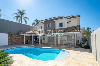 Sobrado à venda em valinhos, jardim recanto, com 3 suítes, com 340 m², residencial millenium