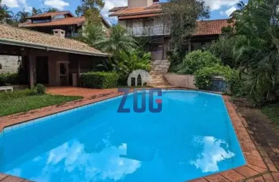 Sobrado à venda em campinas, residencial parque rio das pedras, com 4 suítes, com 440 m²