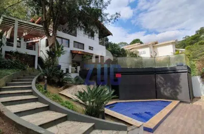 Sobrado à venda em valinhos, jardim soleil, com 4 quartos, com 442 m², condomínio chácara flora
