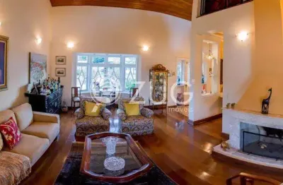 Sobrado à venda em valinhos, vila embaré, com 5 suítes, com 630 m², residencial bougainvillea