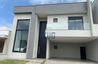 Sobrado à venda em paulínia, parque brasil 500, com 4 suítes, com 312.08 m², residencial santorini