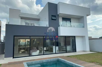 Sobrado à venda em louveira, santa isabel ii, com 4 suítes, com 414 m²