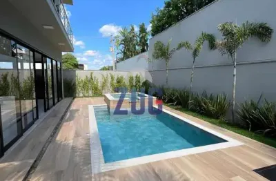 Sobrado à venda em campinas, loteamento parque dos alecrins, com 4 suítes, com 333.5 m²