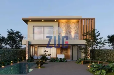 Sobrado à venda em paulínia, jardim dos calegaris, com 4 suítes, com 376 m², residencial villa lobos