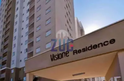 Apartamento à venda em campinas, swift, com 2 quartos, com 52 m², condomínio visione residence