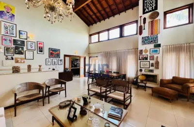 Sobrado para alugar em campinas, alphaville dom pedro, com 4 suítes, com 420 m²