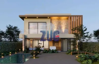 Sobrado à venda em Paulínia, Jardim dos Calegaris, com 4 suítes, com 376 m², Residencial Villa Lobos