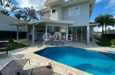 Sobrado à venda em Valinhos, Dois Córregos, com 4 suítes, com 368 m²