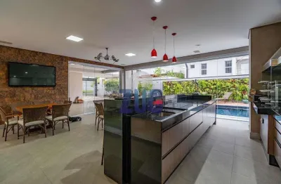 Casa de alto padrão à venda no Swiss Park, Campinas/SP – 4 suítes, mobiliada, piscina e espaço gourmet