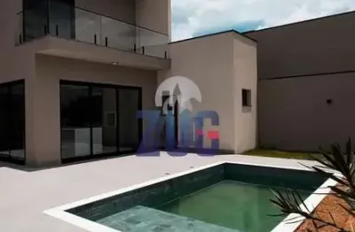 Sobrado à venda em Paulínia, Parque Brasil 500, com 4 suítes, com 282.01 m², Residencial Santorini