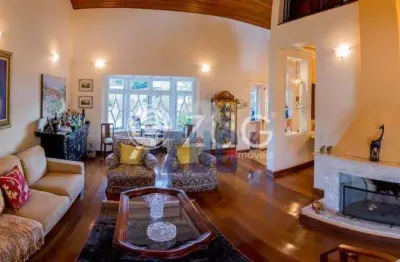 Sobrado à venda em Valinhos, Vila Embaré, com 5 suítes, com 630 m², Residencial Bougainvillea