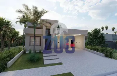 Casa à venda em Paulínia, Parque Brasil 500, com 3 suítes, com 191.86 m², Residencial Santorini