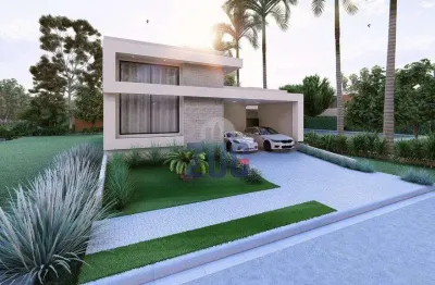 Casa à venda em Paulínia, Parque Brasil 500, com 3 suítes, com 219.49 m², Residencial Santorini