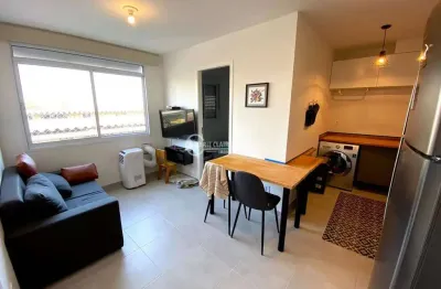 Apartamento 2 dorms. mobiliado completo renda com renda mensal r$ 2.600,00