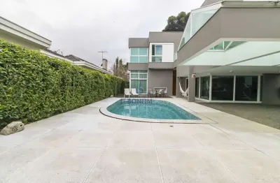 Casa em condomínio fechado com 5 quartos à venda na rua josé benedito cottolengo, campo comprido, curitiba, 556 m2 por r$ 5.900.000