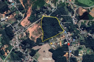 Terreno à venda na rua santa cruz, cachoeira, são josé dos pinhais, 50000 m2 por r$ 2.400.000
