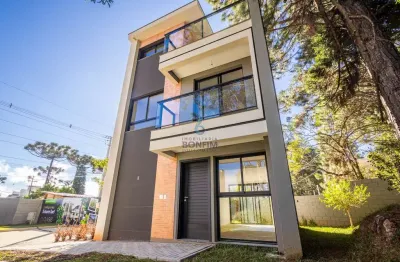 Casa em condomínio fechado com 3 quartos à venda na estrada guilherme weigert, santa cândida, curitiba, 134 m2 por r$ 849.000