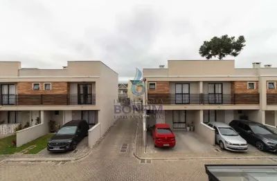Casa em condomínio fechado com 3 quartos à venda na rua guiroku gastão ayabe, uberaba, curitiba, 87 m2 por r$ 649.000