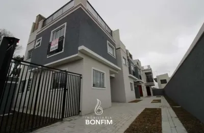 Casa em condomínio fechado com 3 quartos à venda na rua arcanjo são rafael, sítio cercado, curitiba, 92 m2 por r$ 520.000