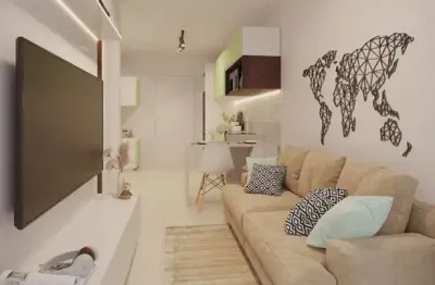 Apartamento com 2 quartos à venda na avenida república argentina, portão, curitiba, 39 m2 por r$ 440.647