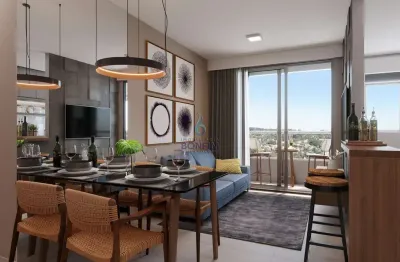 Apartamento com 1 quarto à venda na avenida josé gulin, bacacheri, curitiba, 66 m2 por r$ 450.459
